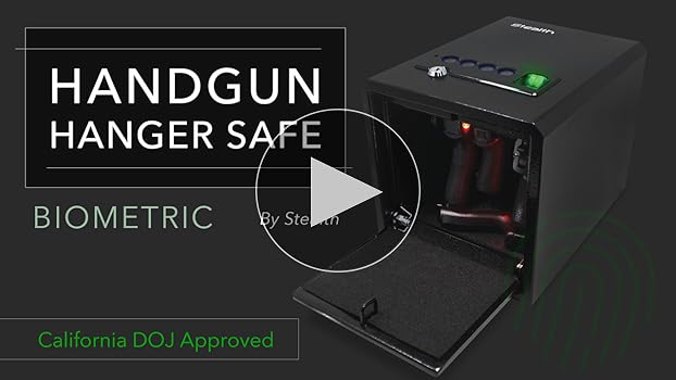 Amazon.com: Stealth Biometric Handgun Hanger Safe Quick